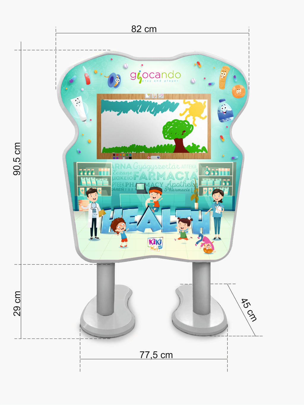 BABY PLAYZONE FUNKEY WALL